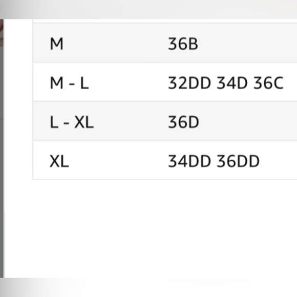 Free PEOPLE NWT APHRODITE UNDERWIRE BRA SIZE LARGE (SEE CHART SIZE) - Picture 5 of 5